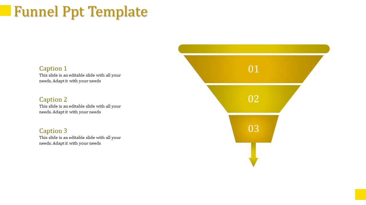 Funnel Ppt Template-Funnel Ppt Template-3-Yellow